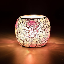 Porta Candele Rosa, Mosaico