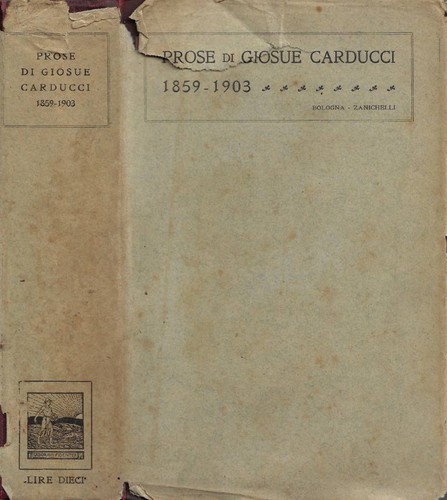 Prose giosue - prose, (1859-1903).