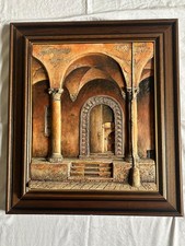 QUADRO BASSORILIEVO TERRACOTTA