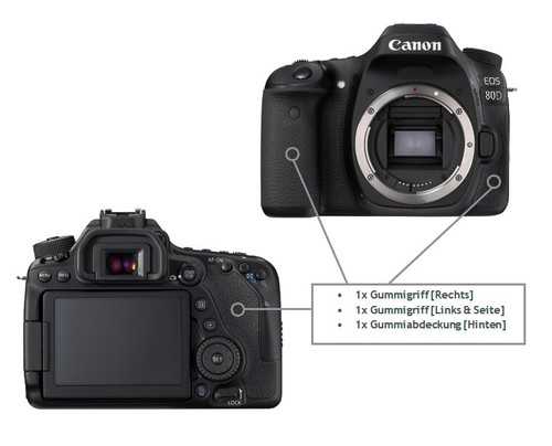 Kit ricambio canon 80d - ricambio,