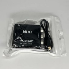 Convertitore HDMI a AV RCA CVBS MINI 1080p – Adattatore HDMI2AV per TV Vecchi