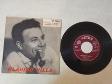 DISCO 45 GIRI VINILE CLAUDIO VILLA : LA NOVIA + ROMANTICO AMORE
