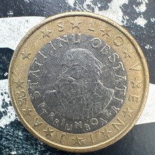 Moneta da 1 euro Slovenia 2007