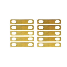 10 pezzi 0,2/0,5/1 mm ottone
