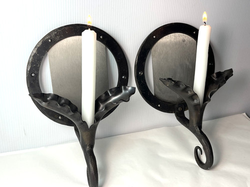 Grandi portacandele forgiato - 2,