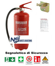 ESTINTORE A POLVERE DA 6 KG