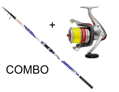 Combo canna avalon surfcast - combo,