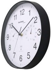 Technoline Orologio da parete radio, nero, 30 cm (u4f)
