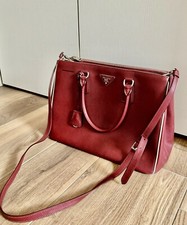 BORSA DONNA PRADA SAFFIANO LUX ROSSO PORPORA