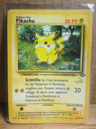 Carte pokémon pikachu w - pokémon,