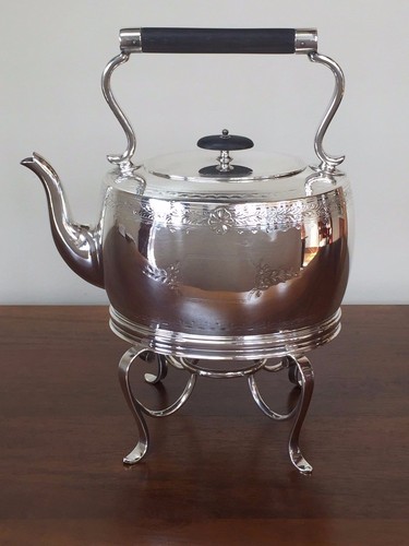 Teiera inglese silverplate - teiera,