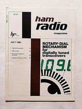 HAM RADIO MAGAZINE JULY 1980 YAGI ANTENNA - OPEN QUADS - ROTARY DIAL MECHANISM