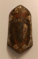 WORLIGG FREGIO STEMMA BICI EPOCA BICICLETTA HEAD BADGE BICYCLE VINTAGE