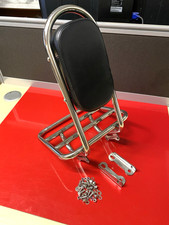 ROYAL ALLOY TG125 TG300 SCHIENALE VERTICALE ACCIAIO INOX LUCIDO CON CREMAGLIERA