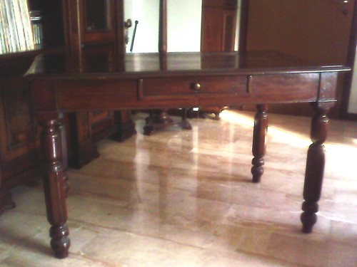 Tavolo noce con sedie - tavolo, cm