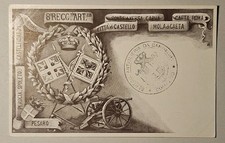 CARTOLINA MILITARE - 8° REGGIMENTO ARTIGLIERIA DA CAMPAGNA, ILLUSTRATA 