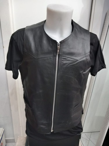 Gilet pelle usato uomo man - pelle,