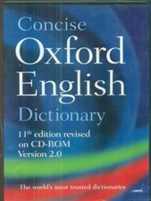 CONCISE OXFORD ENGLISH DICTIONARY, 1 CD-ROM AA.VV. OXFORD UNIVERSITY PRESS 2009