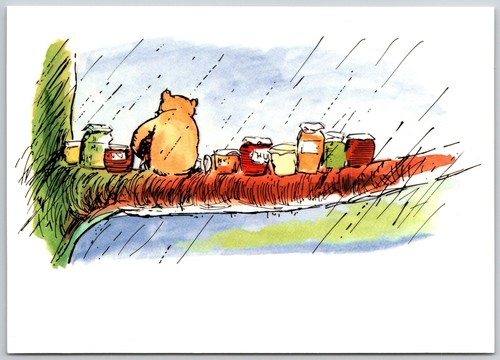 Cartolina winnie the pooh - winnie,