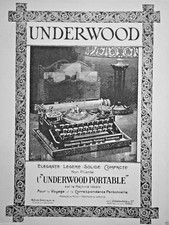 PUBLICITÉ PRESSE 1922 MACHINE