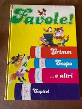 Libro FAVOLE Capitol 1983 vintage illustrazioni Rosa Vela Maso fiabe grimm
