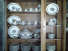 Servizio da tavola di pregiata porcellana Tedesca dipinto e impreziosito con oro