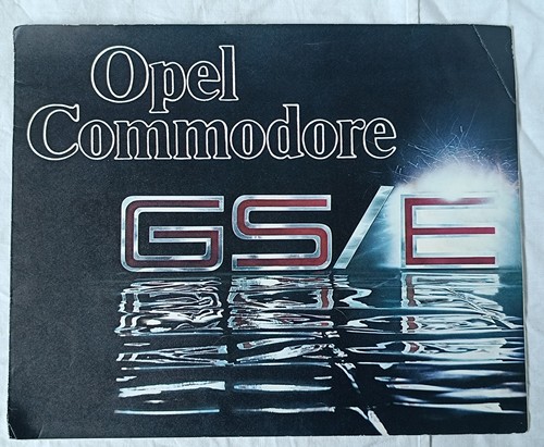 Opel commodore depliant - commodore, gs