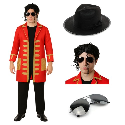 Costume jacko adulti del - adulti,