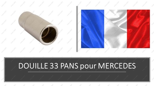 Douille pans pour mercedes - 33,