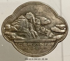 CERVINIA M.2050 VALTOURNENCHE VAL D’AOSTA DISTINTIVO DA BASTONE MONTAGNA