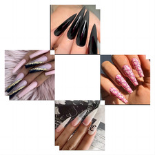 Unghie finte curve trasparenti