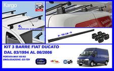 Barre Portatutto Portapacchi Specifiche COMPATIBILI x Fiat Ducato dal 1994 2006