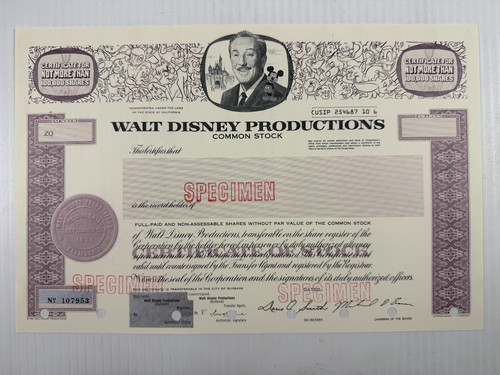 Raro 1967 walt disney - 1967,