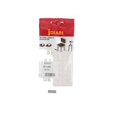 Feltrini adesivi tondi bianchi 35 mm