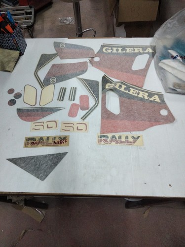 Gilera rally serie - 50, adesivi