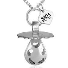 NOEMI GIOIELLI COLLANA CHIAMA ANGELI NOVITA CIUCCIO ACCIAIO CONFEZIONE REGALO