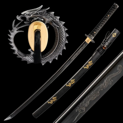 Katana samurai forgiata mano - a,