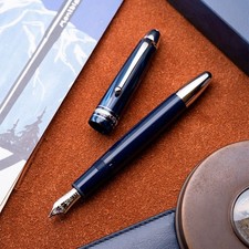 Montblanc - Meisterstück The Origin: 146 Blue - FP NIB M 14K – Stickered
