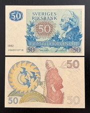 Svezia corone 1982 unc - svezia,