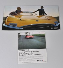 Matra 530, catalogue, sales