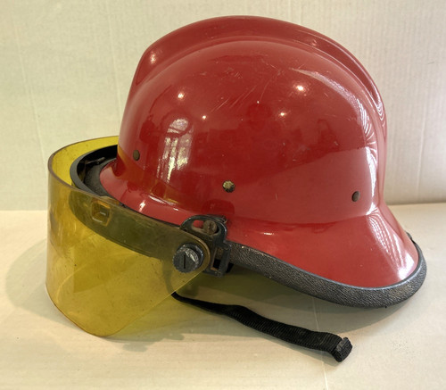 Elmetto rosso pompiere - elmetto,