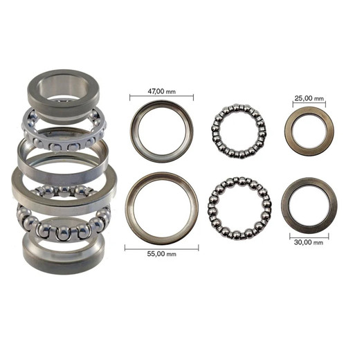 Kit cuscinetti sterzo ralle - kit,