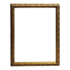 CORNICE Specchio Specchiera per Quadro LEGNO Dorato Vintage Stile Luigi Filippo