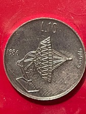 Moneta Repubblica San Marino 10 Lire Radiotelescopio  1986 FDC