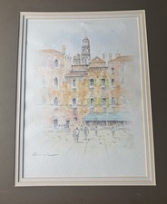 Quadro acquerello firmato