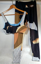 Set leggings fendi multicolore - leggings,