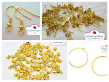 Monachelle e Perni Orecchini Dorati oro per Creazioni scegli Modello (R6)