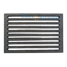 Griglia in ghisa per camino stufa pellet 23,8 x 18,8 cm caduta cenere aereazione