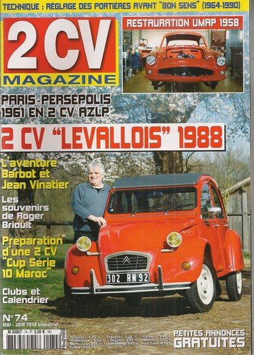 2cv magazine citroen - 2cv, 74
