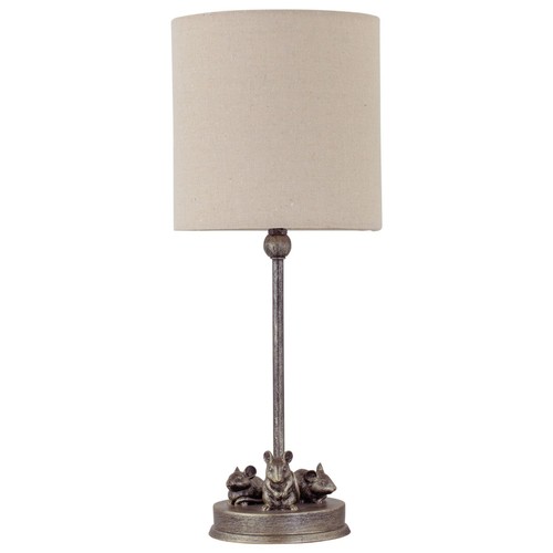 Lampada tavolo topo antica - topo,